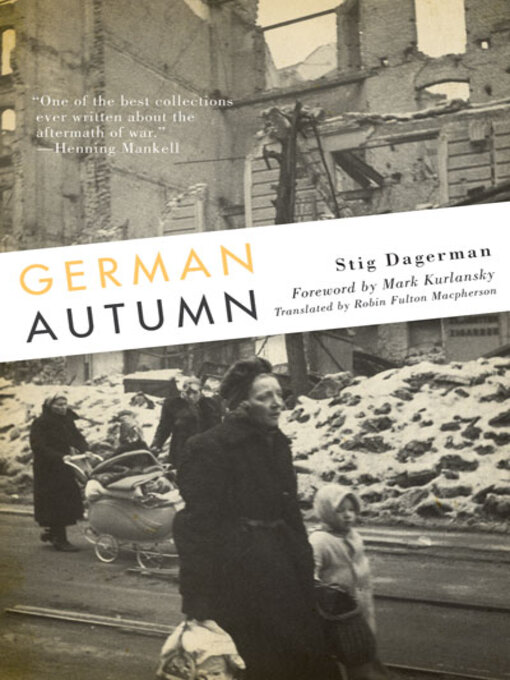 Title details for German Autumn by Stig Dagerman - Available